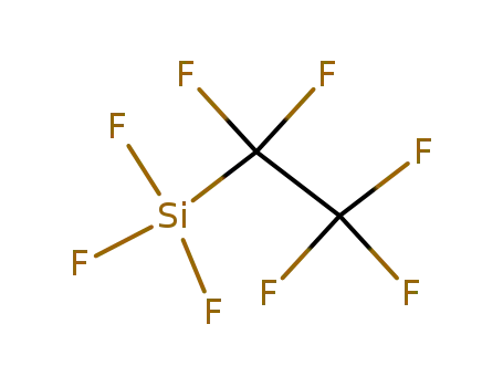 Molecular Structure of 354-89-2 ((pentafluoro ethyl) trifluoro silane)