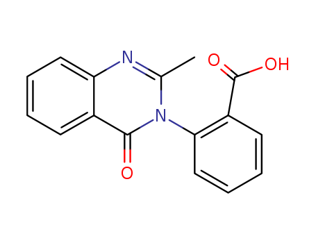 Benzoic acid, 2-(2-methyl-4-oxo-3(4H)-quinazolinyl)-