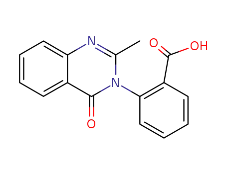 Molecular Structure of 4005-06-5 (2-(2-METHYL-4-OXO-4 H-QUINAZOLIN-3-YL)-BENZOIC ACID)