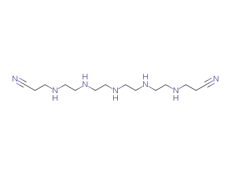 Molecular Structure of 3216-98-6 (4,7,10,13,16-Pentaazanonadecanedinitrile)