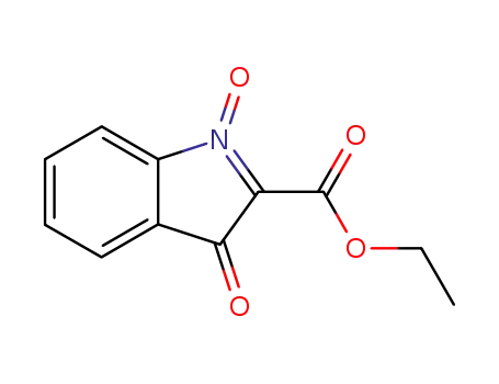 Molecular Structure of 28048-30-8 (3-oxo-1-oxy-3<i>H</i>-indole-2-carboxylic acid ethyl ester)