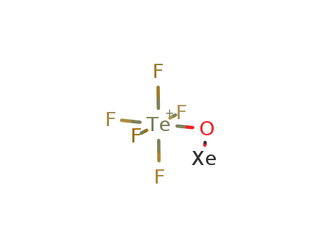 Molecular Structure of 44628-79-7 (F<sub>5</sub>OTeXe<sup>(1+)</sup>)
