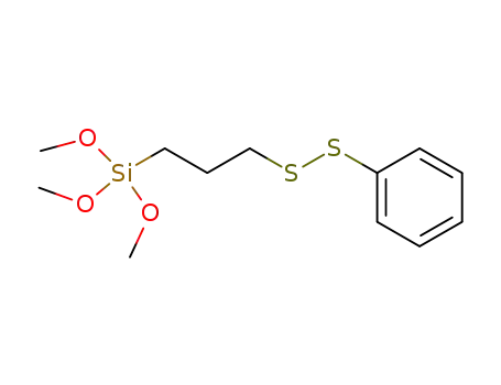 Molecular Structure of 132928-72-4 (Silane, trimethoxy[3-(phenyldithio)propyl]-)