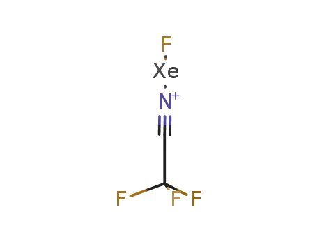 Molecular Structure of 119127-09-2 (CF<sub>3</sub>CNXeF<sup>(1+)</sup>)
