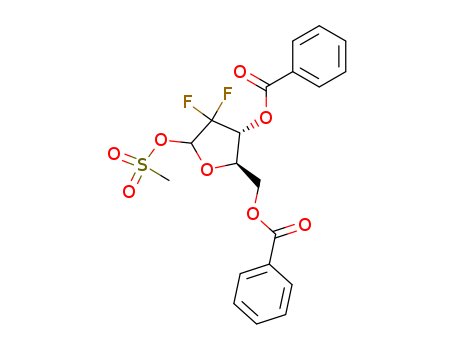 2-Deoxy-2,2-difluoro-D-erythro-pentofuranose-3,5-dibenzoate-1-methane sulfonate