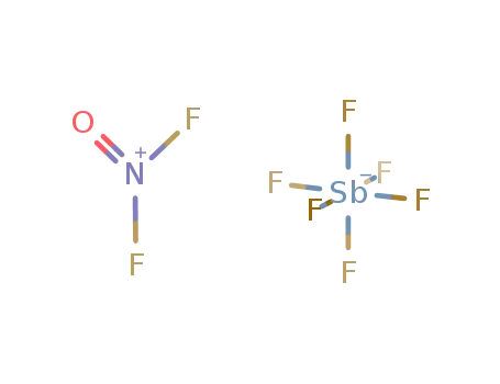 Molecular Structure of 25562-23-6 (NF<sub>2</sub>O<sup>(1+)</sup>*SbF<sub>6</sub><sup>(1-)</sup> = (NF<sub>2</sub>O)(SbF<sub>6</sub>))