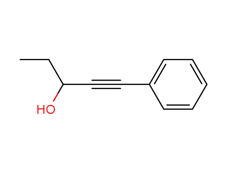 Molecular Structure of 27975-78-6 (1-PHENYL-1-PENTYN-3-OL)