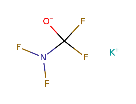 Molecular Structure of 16847-33-9 (K<sup>(1+)</sup>*OCF<sub>2</sub>NF<sub>2</sub><sup>(1-)</sup>=KOCF<sub>2</sub>NF<sub>2</sub>)