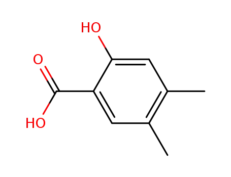 Molecular Structure of 58138-52-6 (4,5-dimethylsalicylic acid)