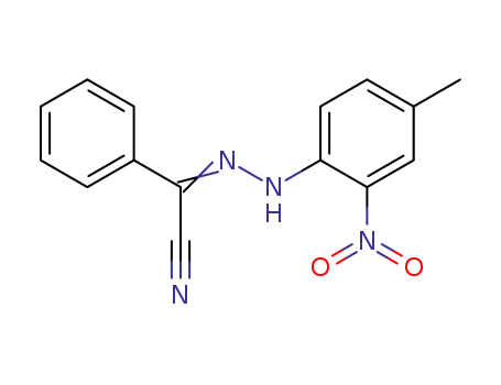 Molecular Structure of 69864-29-5 ((4-methyl-2-nitro-phenylhydrazono)-phenyl-acetonitrile)