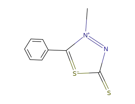 Molecular Structure of 19703-86-7 (3-methyl-2-phenyl-1,3,4-thiadiazol-3-ium-5-thiolate)