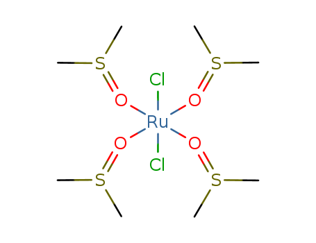 methylsulfinylmethane; ruthenium(+2) cation; dichloride