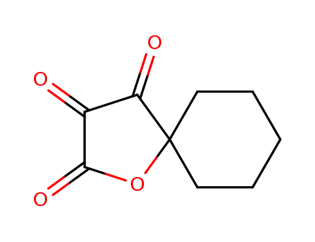 Molecular Structure of 83527-51-9 (1-Oxaspiro<4.5>decan-2,3,4-trion)