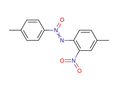 Molecular Structure of 102276-78-8 (4,4'-dimethyl-2-nitro-ONN-azoxybenzene)