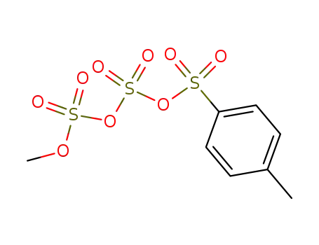 Molecular Structure of 76443-13-5 (C<sub>8</sub>H<sub>10</sub>O<sub>9</sub>S<sub>3</sub>)