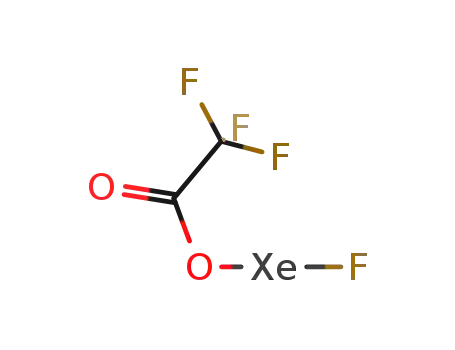 Molecular Structure of 25710-89-8 (Xenon,fluoro(trifluoroacetato-kO)- (9CI))