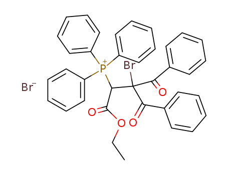 (2-Benzoyl-2-bromo-1-ethoxycarbonyl-3-oxo-3-phenyl-propyl)-triphenyl-phosphonium; bromide