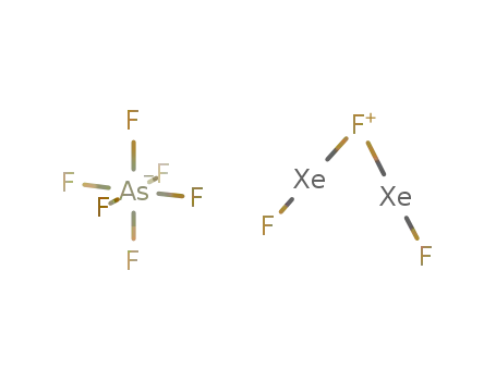 Molecular Structure of 21308-45-2 (xenon difluoride * AsF<sub>5</sub>)