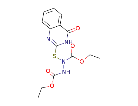 diethyl <(3,4-dihydro-4-oxo-2-quinazolinyl)thio>bicarbamate