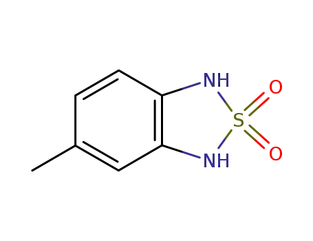 Molecular Structure of 82257-37-2 (5-METHYL-1,3-DIHYDRO-BENZO[1,2,5]THIADIAZOLE 2,2-DIOXIDE)