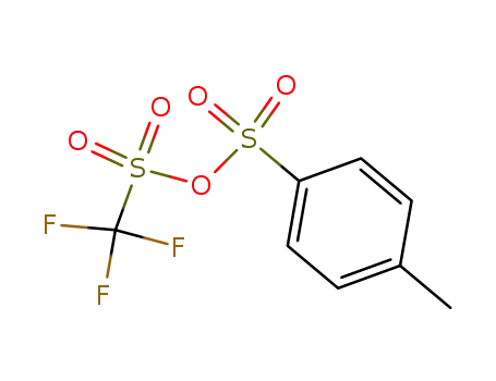 Molecular Structure of 51567-94-3 (trifluoromethanesulphonic-p-toluenesulphonic acid anhydride)