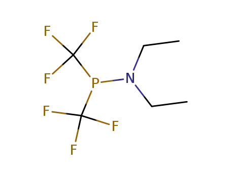 Molecular Structure of 55865-38-8 (diethylaminobis(trifluoromethyl)phosphine)