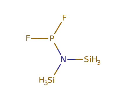 Molecular Structure of 71579-71-0 (Phosphoramidous difluoride, disilyl-)