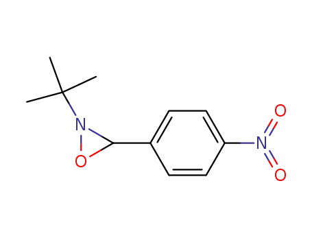 Molecular Structure of 26378-36-9 (2-TERT-BUTYL-3-(4-NITROPHENYL)-1,2-OXAZIRIDINE)