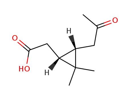 Molecular Structure of 58930-63-5 ((3<SUP>1</SUP>R,3<SUP>3</SUP>S)-3<SUP>2</SUP>,3<SUP>2</SUP>-dimethyl-3(1,3)cyclopropyla-5-oxohexanoic acid)
