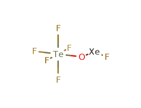 Molecular Structure of 25599-15-9 (FXeOTeF<sub>5</sub>)
