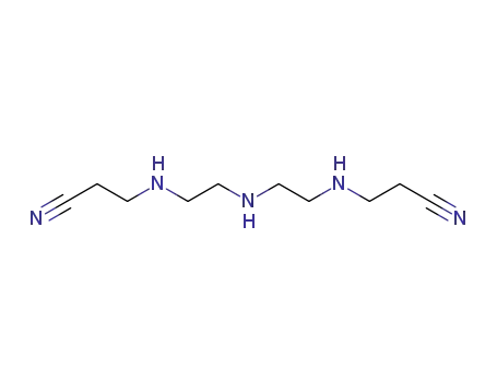 Molecular Structure of 3216-99-7 (3,3'-[iminobis(ethyleneimino)]dipropiononitrile)