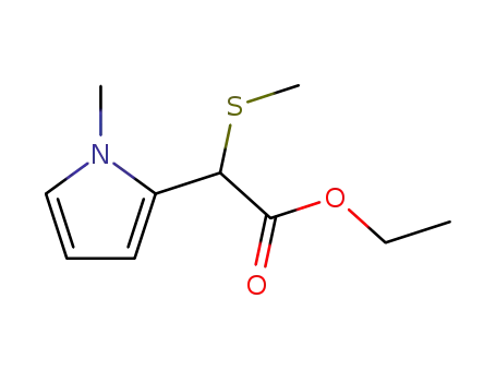 ethyl α-methylthio-1-methyl-2-pyrroleacetate
