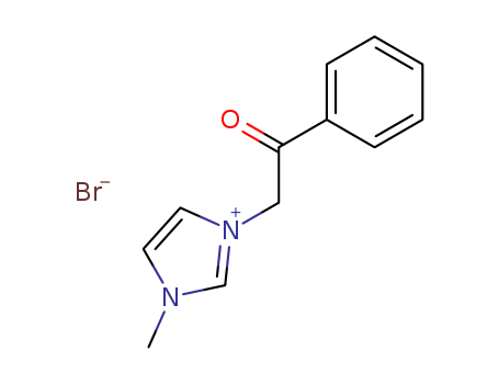 1H-Imidazolium,1-methyl-3-(2-oxo-2-phenylethyl)-, bromide (1:1) cas  19748-13-1