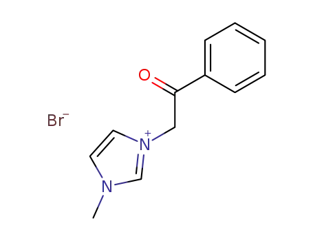 Molecular Structure of 19748-13-1 (3-methyl-1-(2-oxo-2-phenylethyl)-1H-imidazol-3-ium)