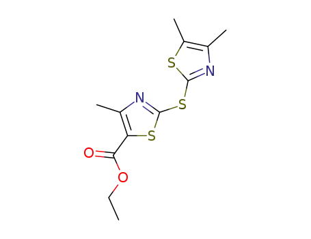 2-(4,5-dimethyl-thiazol-2-ylmercapto)-4-methyl-thiazole-5-carboxylic acid ethyl ester