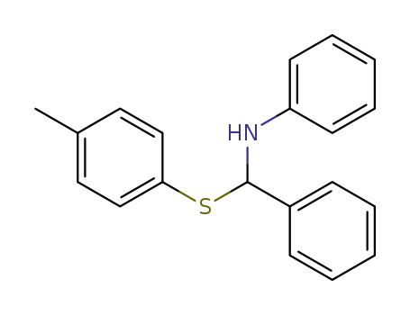 Benzenemethanamine, a-[(4-methylphenyl)thio]-N-phenyl-