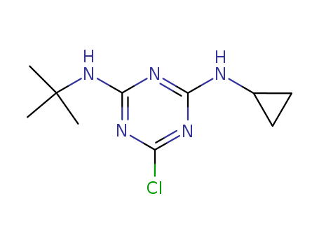 2-(tert-Butylamino)-4-chloro-6-cyclopropylamino-1,3,5-triazine