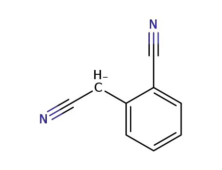 Molecular Structure of 163977-20-6 (2-cyanobenzyl cyanide anion)