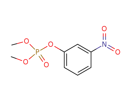 Molecular Structure of 4532-05-2 (Phosphoric acid,esters,dimethyl 3-nitrophenyl ester )