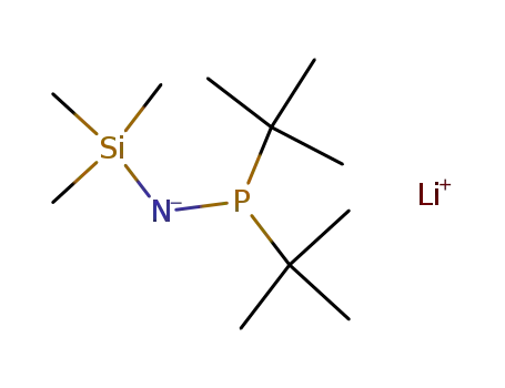 Molecular Structure of 92387-43-4 (<(di-tert-butylphosphino)(trimethylsilyl)amino>lithium)