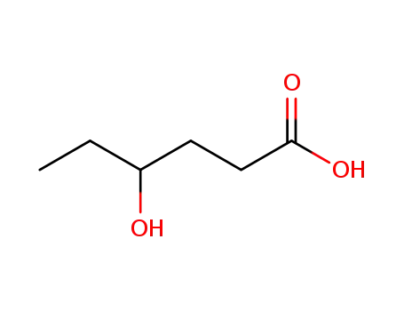 Molecular Structure of 13532-38-2 (4-hydroxyhexanoic acid)