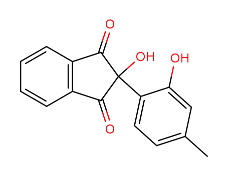 2-HYDROXY-2-(2-HYDROXY-P-TOLYL)-1,3-INDANDIONE