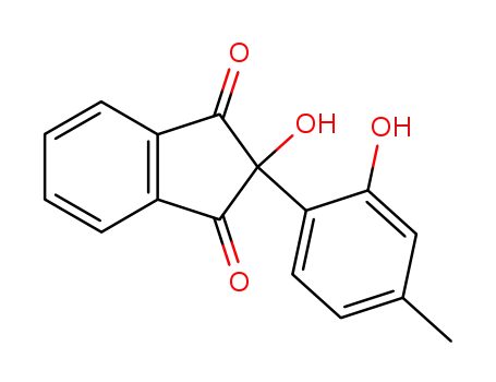 2-Hydroxy-2-(2-hydroxy-p-tolyl)-1,3-indandione