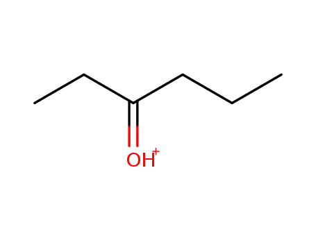 Molecular Structure of 83238-66-8 (protonated 3-hexanone)