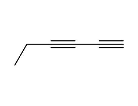 Molecular Structure of 4447-21-6 (1,3-Hexadiyne)