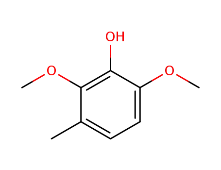 Molecular Structure of 52244-30-1 (Phenol, 2,6-dimethoxy-3-methyl-)