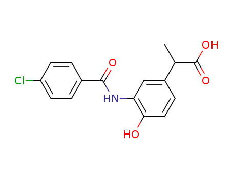 2-(3-((4-Chlorobenzoyl)amino)-4-hydroxyphenyl)propionic acid
