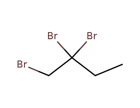 Molecular Structure of 3675-69-2 (1,2,2-tribromobutane)