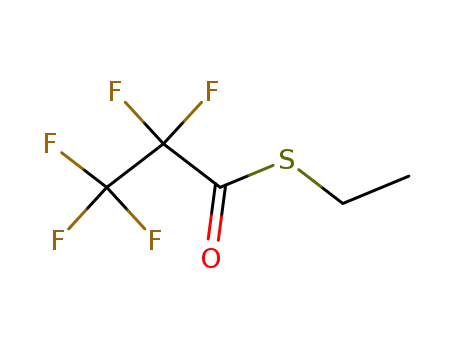 Molecular Structure of 379-09-9 (ethyl pentafluoropropanethioate)