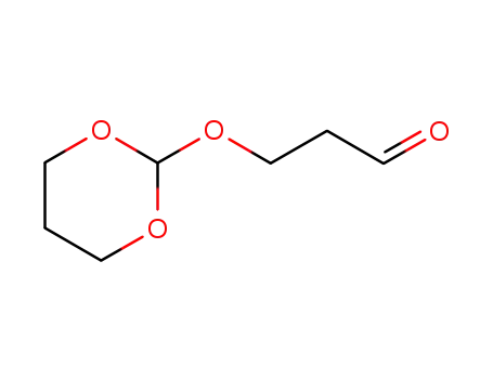 Molecular Structure of 85533-24-0 (3-([1,3]Dioxan-2-yloxy)-propionaldehyde)